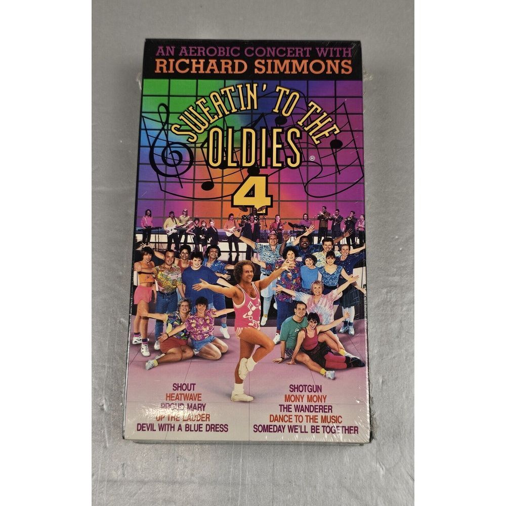 Richard Simmons - Sweatin'‎ To the Oldies 4 (Vhs) BRAND NEW FACTORY SEALED